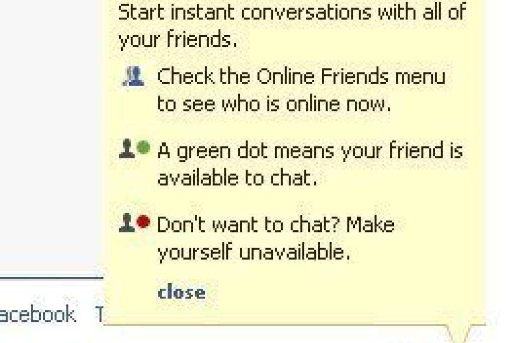Avril 2008 : la première messagerie instantannée - Le 7 avril 2008, apparaît Facebook Chat. Adieu MSN, bonjour le flirt instantané?