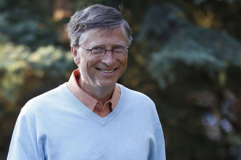 4. Bill Gates, ex-PDG de Microsoft, 57 ans -