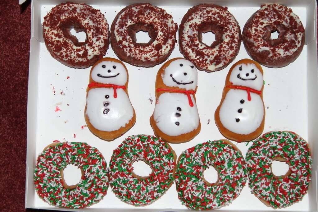 Krispy Kreme Christmas Donuts -
