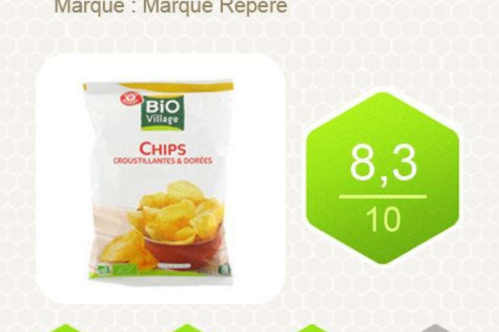 Chips Marque repère, Bio Village -