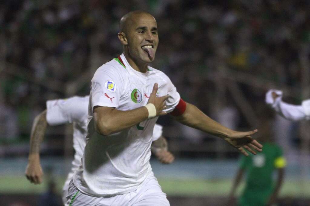 Madjid Bougherra (Algérie) - Son club: Lakhwiya (Qatar) Poste: défenseur