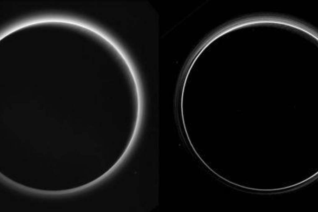 Deux versions de la couche de brume de Pluton -