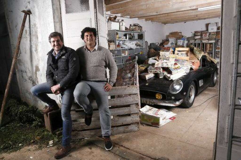 Matthieu Lamoure et Pierre Novikoff devant leur découverte - Collection Baillon