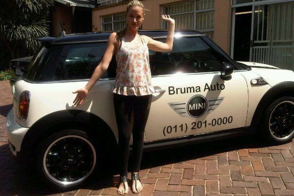 Reeva Steenkamp - Photo postée depuis le compte twitter de Reeva Steenkamp.
