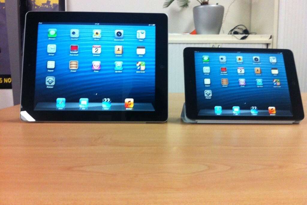 Comparatif  iPad 4 / iPad mini -