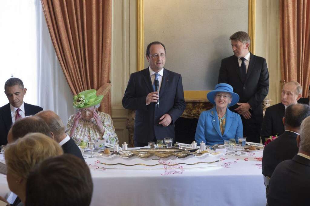 Hollande ouvre le déjeuner par un petit discours - Avant de passer à table, François Hollande prononce quelques mots pour remercier ses invités.