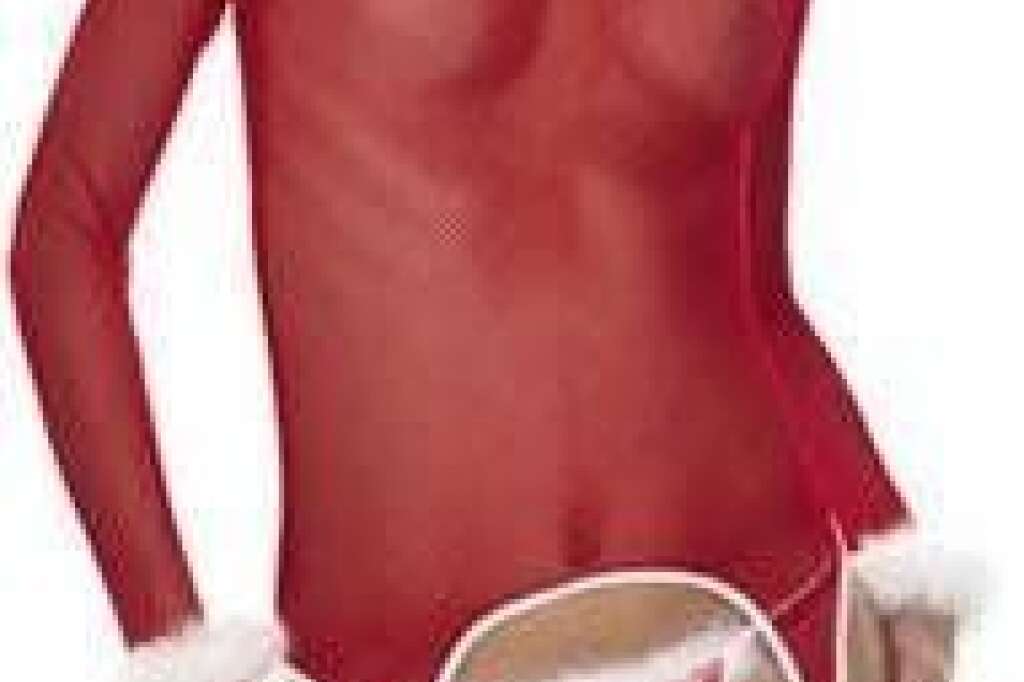 Sexy sheer suit, $34.99 - This <a href="http://www.zentaichannel.com/goods-3302-Sexy+Red+Sheer+Christmas+Santa+Costume.html">Sexy Santa suit</a> apparently airbrushes your nipples away too.