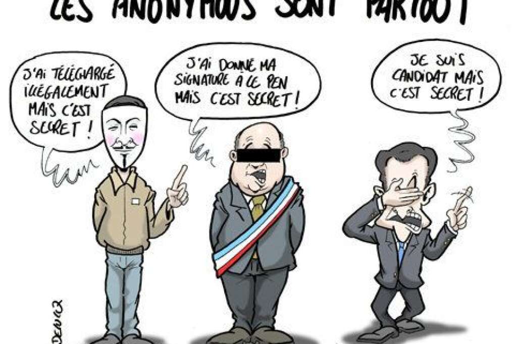 Les Anonymous sortent de l'anonymat - Xavier Delucq - 3 Février: Qui sont vraiment les Anonymous?  <a href="http://www.huffingtonpost.fr/xavier-delucq/anonymous-qui-sont-vraiment_b_1251891.html">Lire le billet</a>