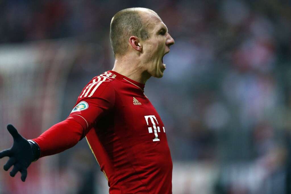 3. Bayern de Munich - 431,2 millions d'euros - Arjen Robben, février 2013