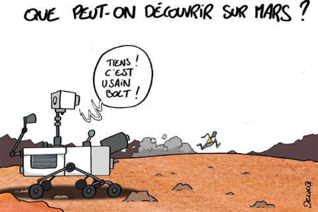 La "curiosité" des scientifiques se pose sur Mars - Xavier Delucq - 6 Août: Que peut-on découvrir sur Mars?  <a href="http://www.huffingtonpost.fr/xavier-delucq/mars-curiosity-usain-bolt_b_1745854.html">Lire le billet</a>