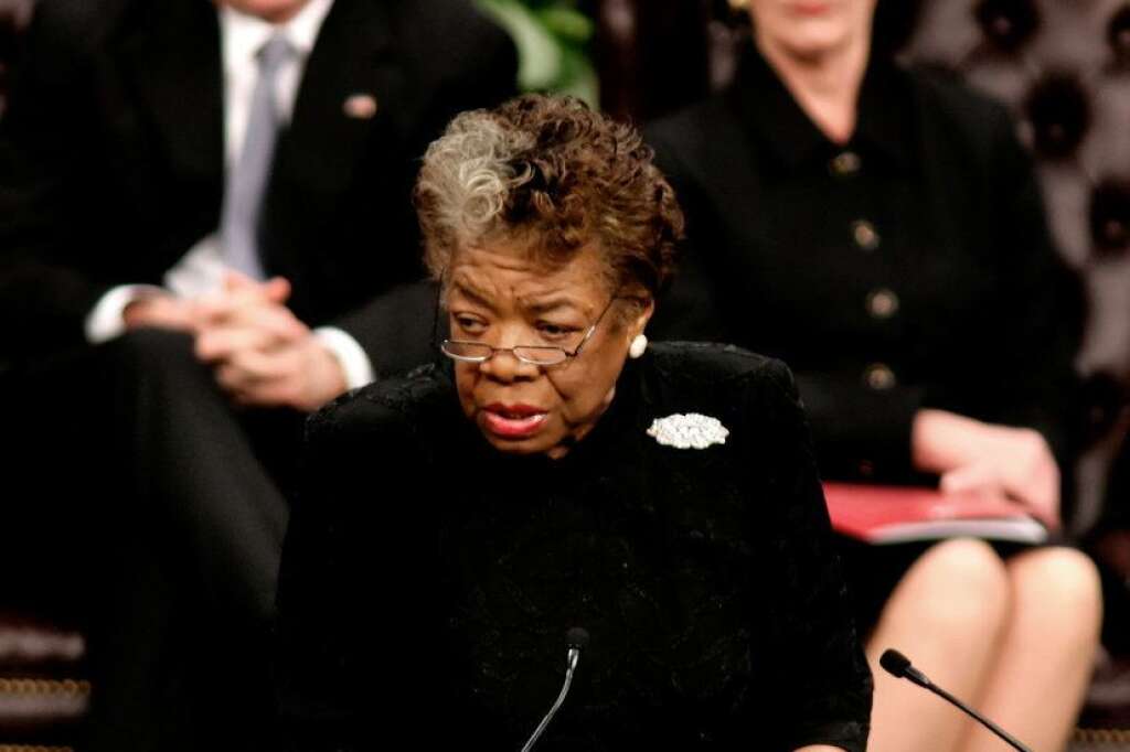 28 mai - Maya Angelou - Poète, écrivain, cinéaste, actrice, Maya Angelou était également une figure de premier plan de la lutte pour les droits civiques aux Etats-Unis et une proche de Martin Luther King.
