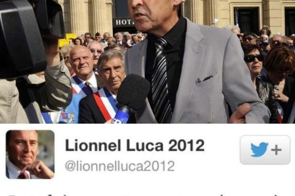 Lionnel Luca - Auteur du "Valérie Rottweiler", Lionnel Luca est aussi quelqu'un de sensible et élégant comme <a href="http://www.huffingtonpost.fr/2012/08/18/lionnel-luca-affiche-un-message-prive-twitter-dm-fail_n_1803907.html" target="_blank">le prouve ce message</a> "qui aurait du être un SMS".