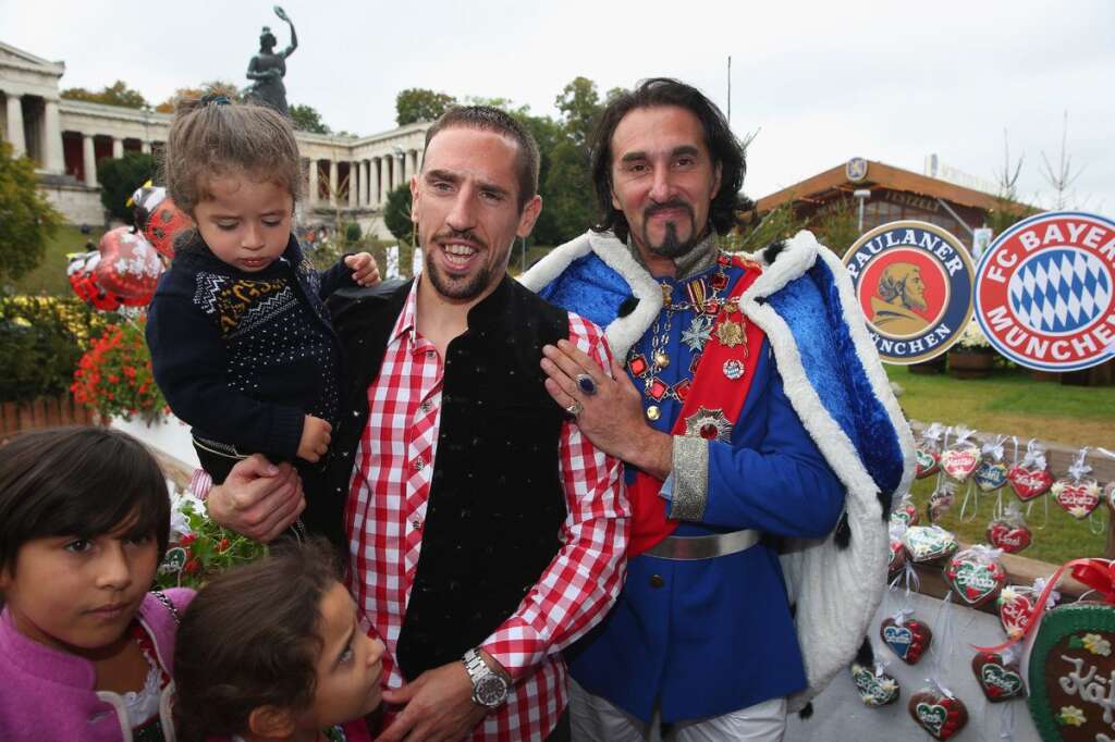 Pep Guardiola et Franck Ribéry à l'Oktoberfest -