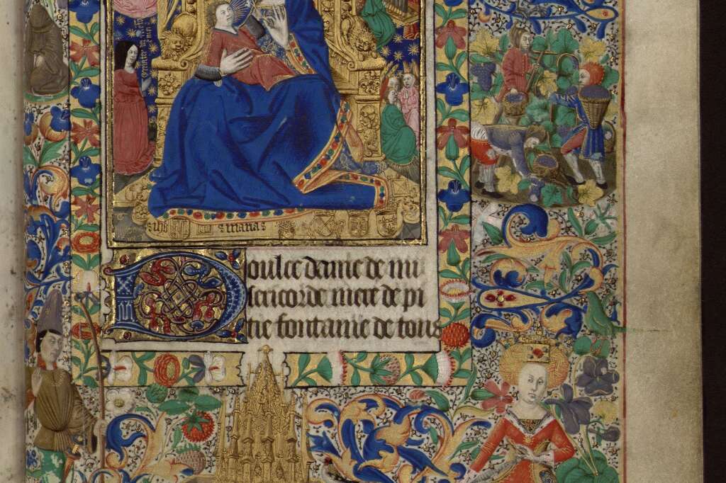 Livre d’heures dit de Yolande d’Aragon: «la Vierge Marie et la chasse à la licorne» -