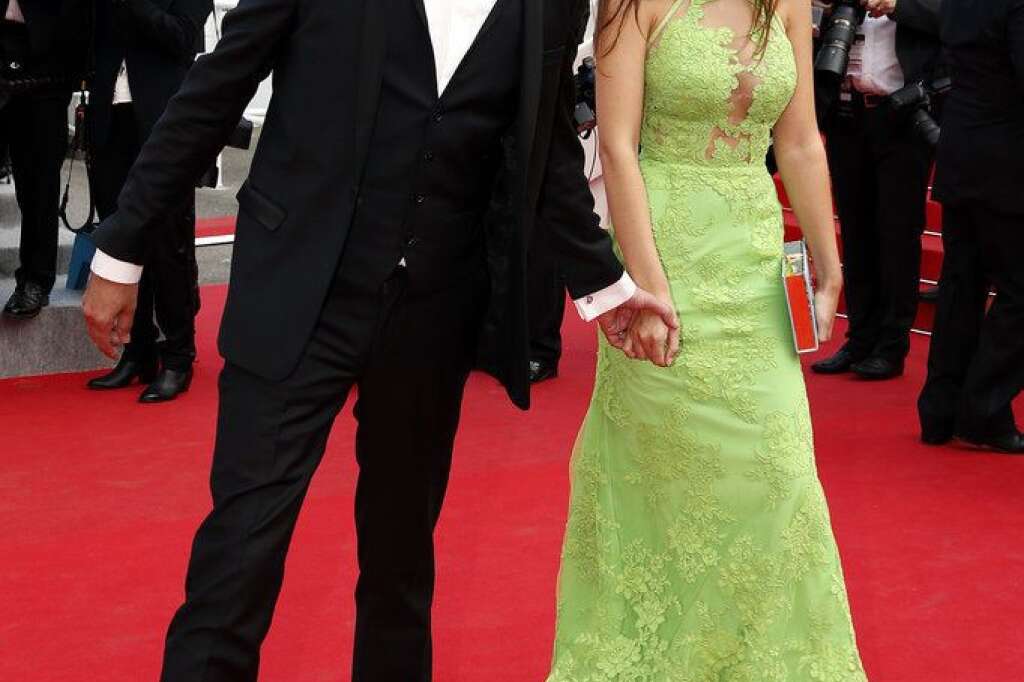 Frédéric Beigbeder et sa femme Lara -