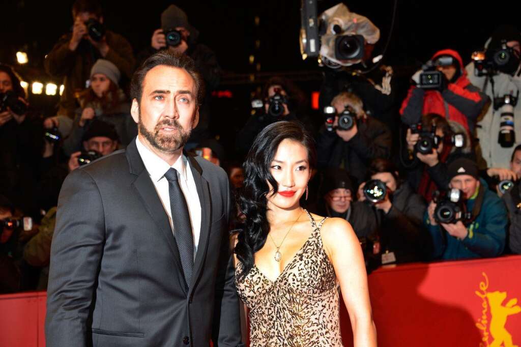 Nicolas Cage et sa femme Alice Kim Cage - Nicolas Cage et sa femme Alice Kim Cage ont appelé leur fils Kal-El... un prénom kryptonien en hommage au film <em>Superman</em>.