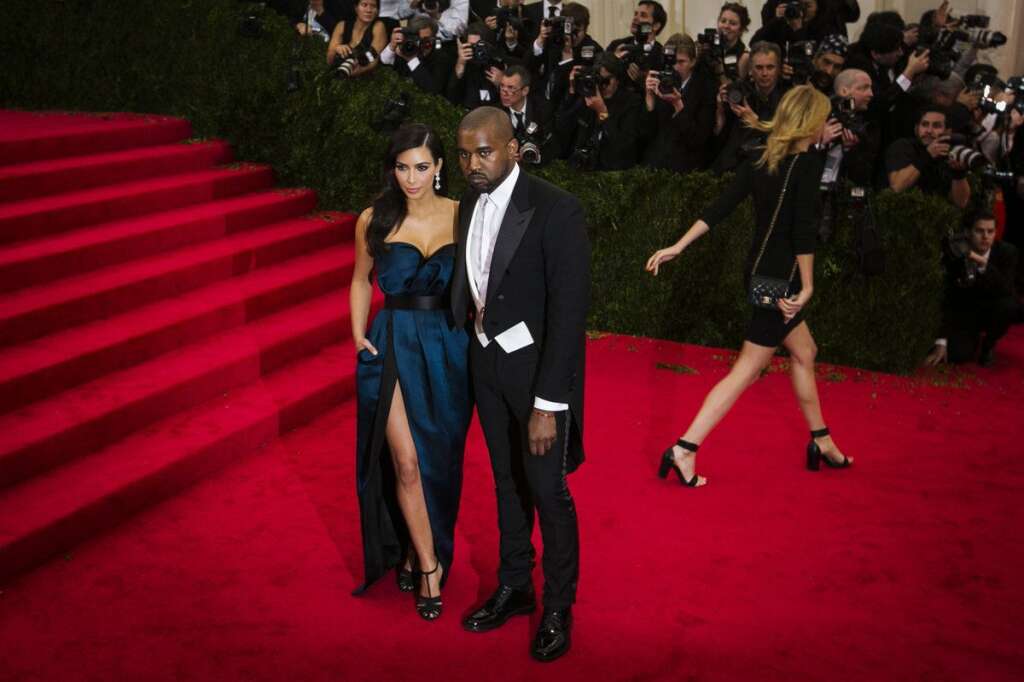 Kim Kardashian et Kanye West -