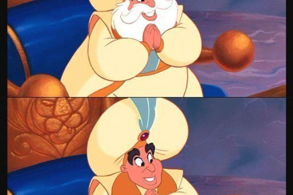Le Sultan dans "Aladdin" -