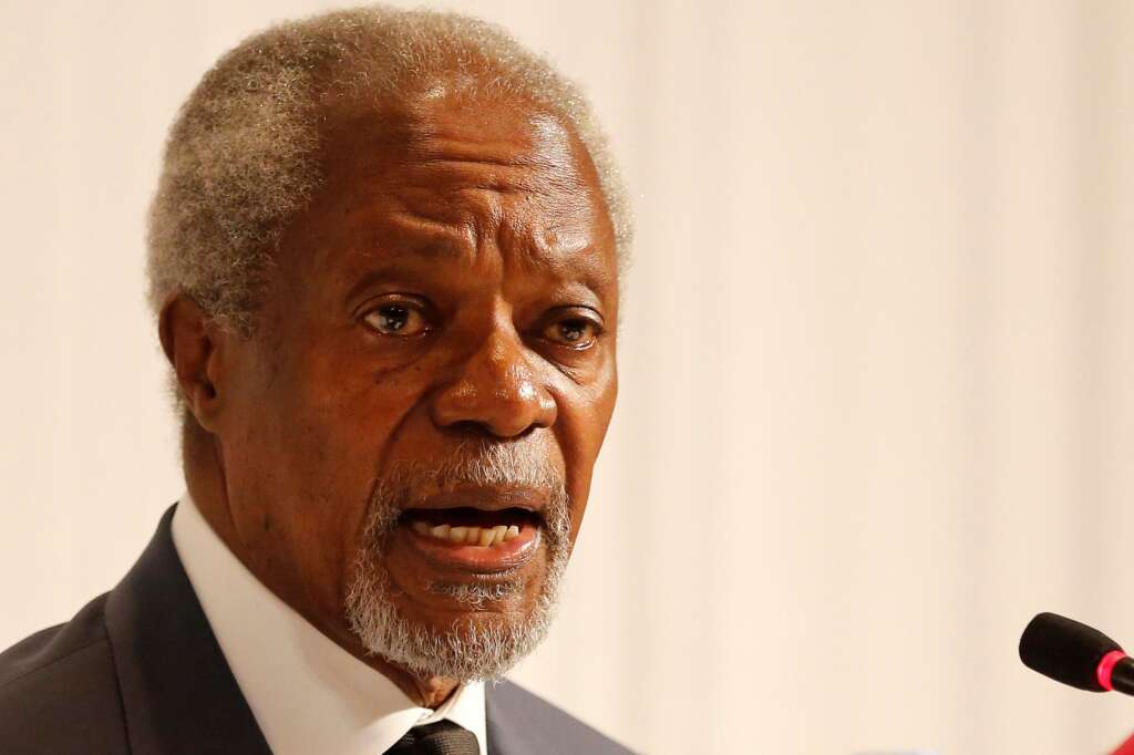 18 août - Kofi Annan - <p>L'ancien secrétaire général de l'ONU et prix Nobel de la paix Kofi Annan est mort à 80 ans après une "courte maladie".</p>  <p><strong>» Lire notre article complet <a href="https://www.huffingtonpost.fr/2018/08/18/kofi-annan-ancien-secretaire-general-de-lonu-est-mort_a_23504591/">en cliquant ici</a></strong></p>