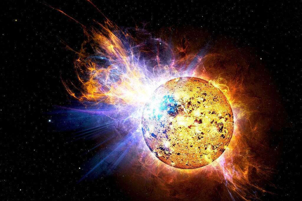 Étoile Naine Rouge - En 2008, l’étoile naine rouge EV Lacerta a produit pendant quelques heures une puissante émission de rayons X.