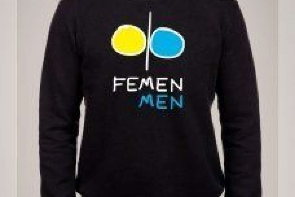 Elles n'oublient pas les hommes - Mouvement féministe, les Femen ont également prévu un sweet pour les hommes: il est vendu 39,71€.
