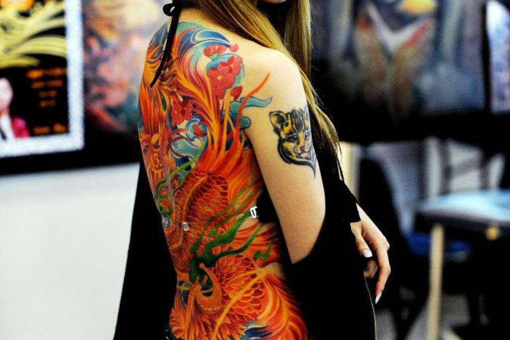 Les tatouages les plus difficiles à porter - Salon du tatouage et de l'art corporel de Sydney, mars 2011.