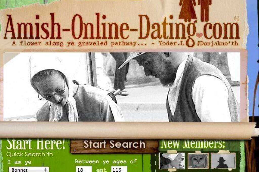 Amish Online Dating - Les personnes Amish n'ont pas accès à l’électricité, aux ordinateurs ou à internet mais au cas où, ce site leur est réservé.