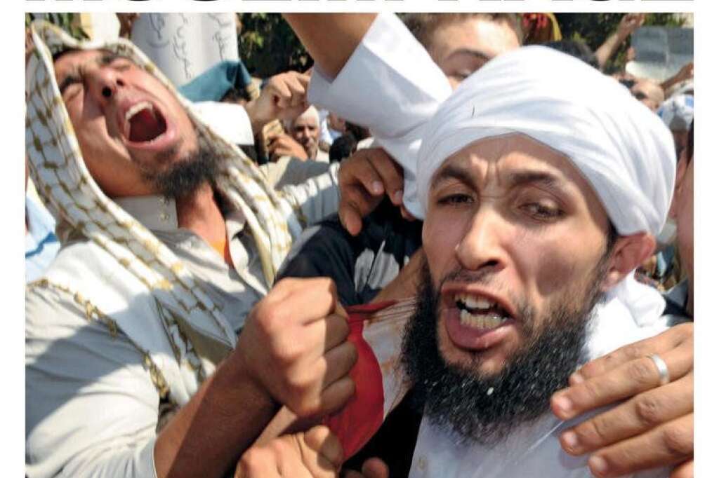 L'édition du 24 septembre 2012 - "La rage des musulmans" - en référence à la colère qui a embrasé le monde arabe après la diffusion du film islamophobe  "Innocence of Muslims".