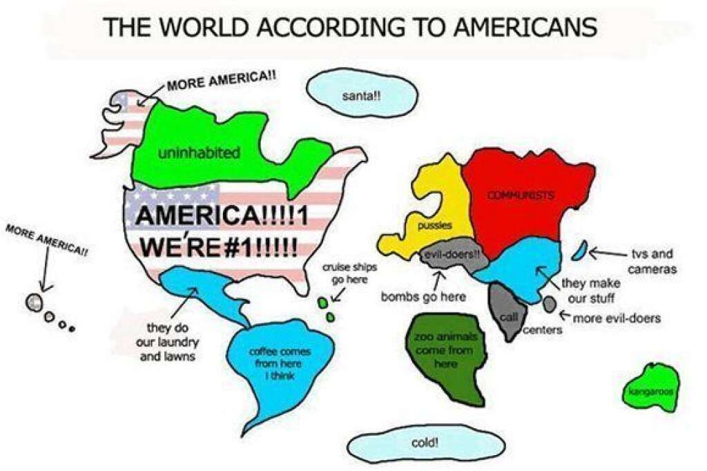 5- Le monde américain vu par les américains - <a href="http://www.simoleonsense.com/weekly-wisdom-roundup-55-weekend-reading-for-smarter-types/">Source</a>