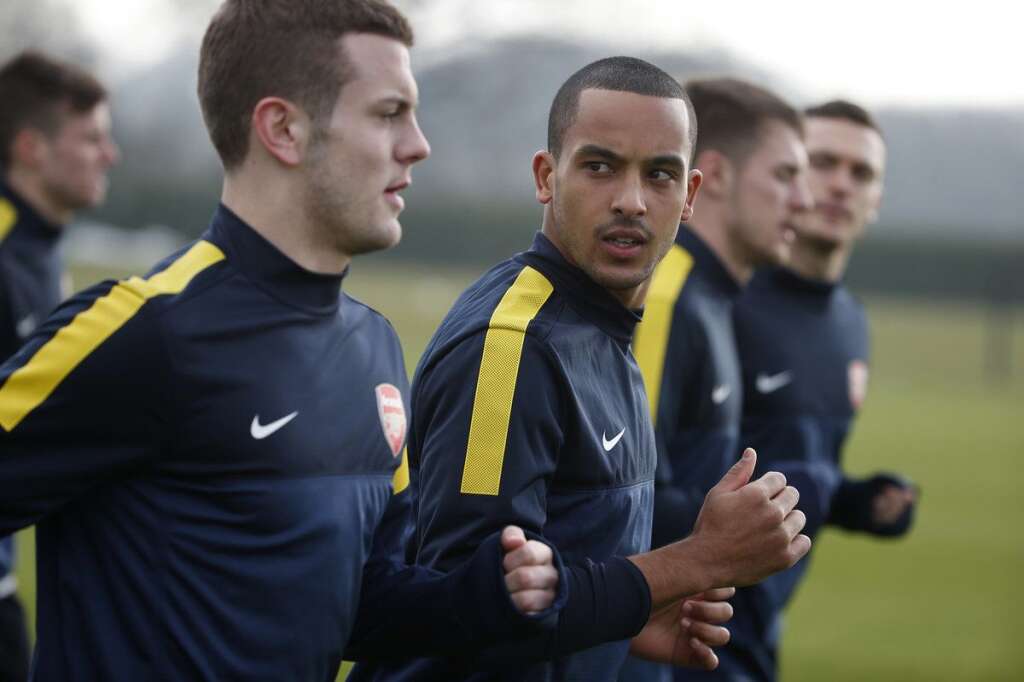8. Arsenal - 284,3 millions d'euros - Theo Walcott et Jack Wilshire, février 2013