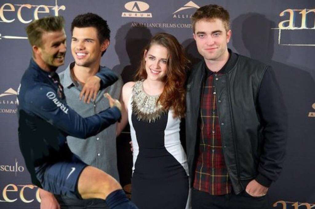 - Avec les acteurs de <em>Twilight</em>