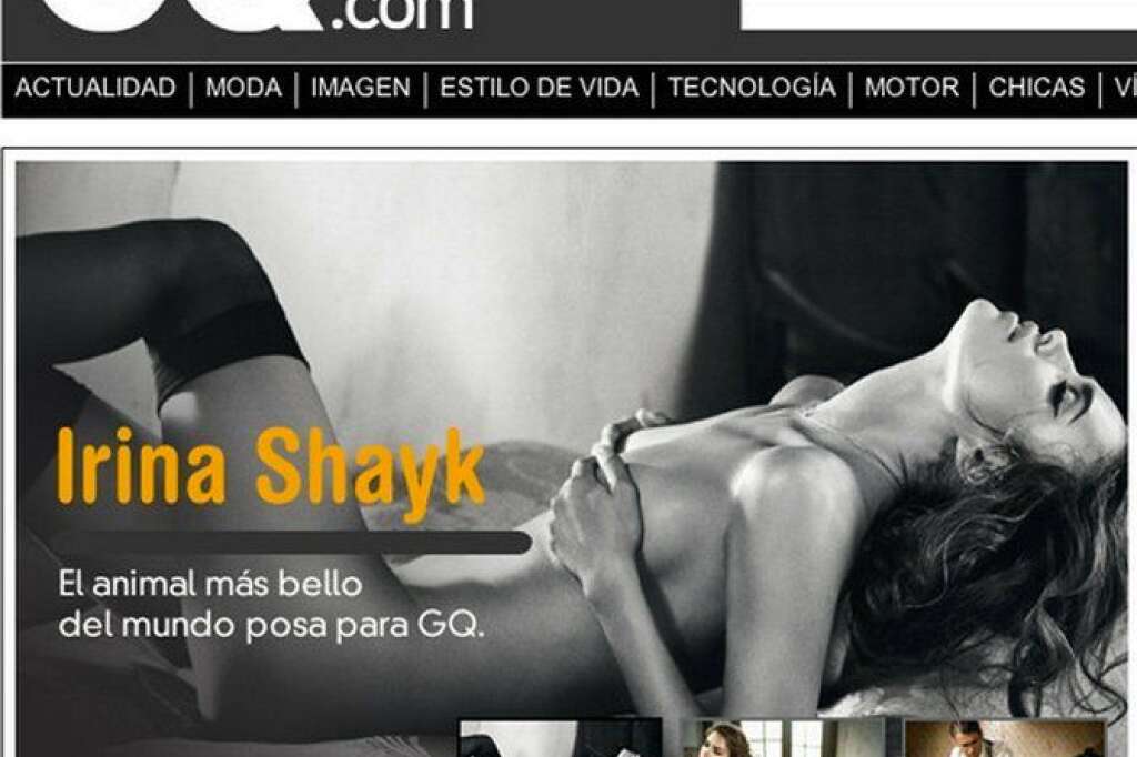 Si Irina no se desnuda, desnúdala tú - <a href="http://www.huffingtonpost.com/2010/11/24/irina-shayk-nude-sues-gq-spain_n_788213.html" target="_hplink">La modelo Irina Shayk</a> dijo que <em>GQ</em> España <em>photosopeó</em> la ropa interior que llevaba puesta cuando se tomó esta foto.