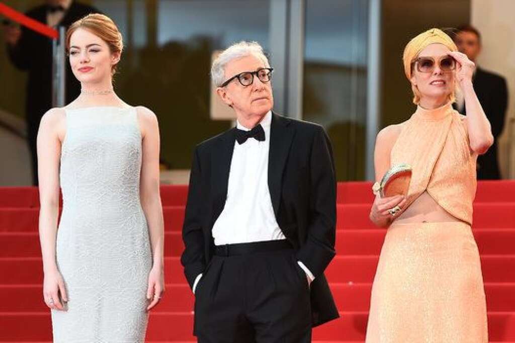 Emma Stone, Woody Allen et Parker Posey -