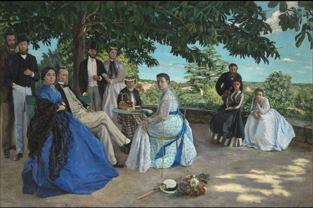"Réunion de famille" - Frédéric Bazille (1867) - © RMN (Musée d'Orsay) / Hervé Lewandowski