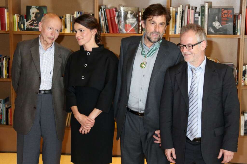 Gilles Jacob, Aurélie Filipetti, Nanni Moretti et Thierry Frémaux -