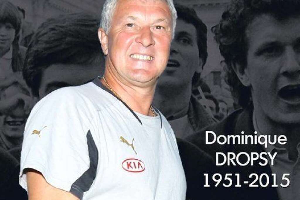 7 octobre - Dominique Dropsy - Dominique Dropsy, l'ancien gardien de but de l'équipe de France et entraîneur des gardiens des Girondins de Bordeaux, est décédé des suites d'une leucémie, <a href="http://www.girondins.com/dominique-dropsy-n%E2%80%99est-plus.html" target="_hplink">a annoncé le club mercredi 7 octobre</a>. Âgé de 63 ans, Dominique Dropsy avait disputé 17 rencontres sous le maillot bleu. En club, il avait joué pour Valenciennes, Strasbourg et Bordeaux, remportant notamment trois titres de champion de France.  En mars 2011, les Girondins de Bordeaux avaient annoncé que Dominique Dropsy, hospitalisé d'urgence, était atteint d'une leucémie aiguë. Depuis, il combattait la maladie.