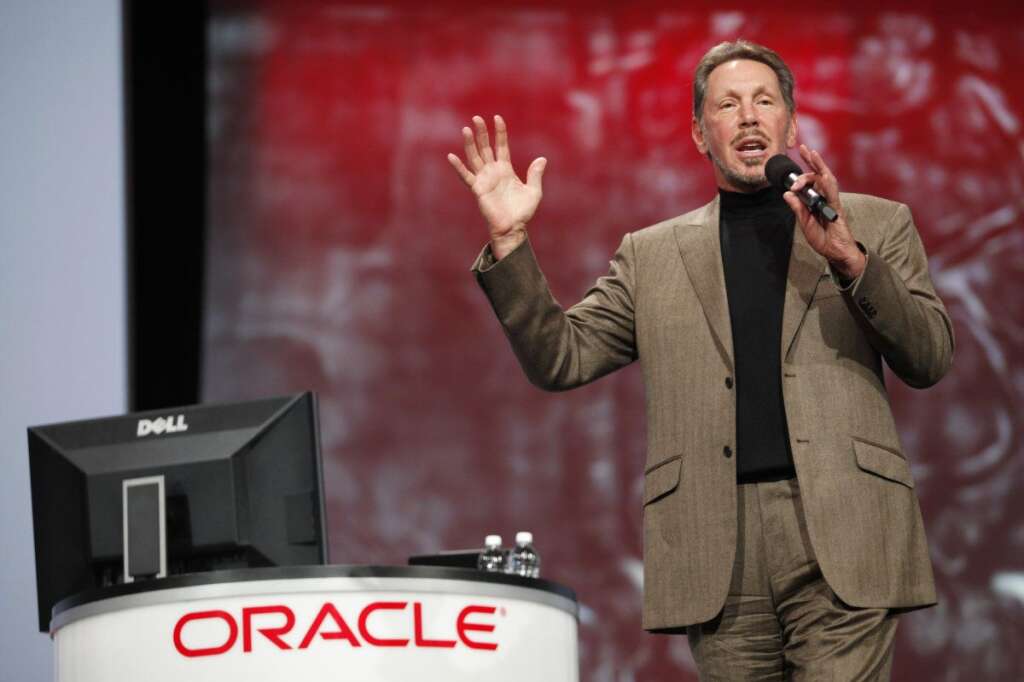 8e - Larry Ellison : 32,9 Mds$ - (États-Unis) Larry Ellison a fait sa fortune grâce à Oracle, dont il détient encore 22,5% des parts. Il possède également 49% de NetSuite et un ticket dans LeapFrog.