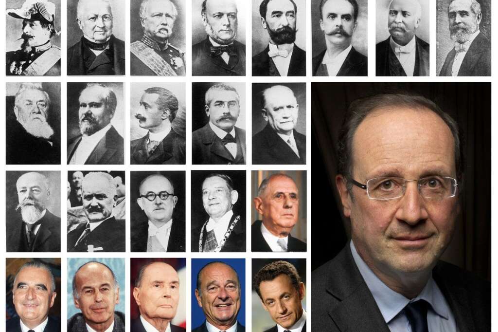 Les 24 présidents de la République française -
