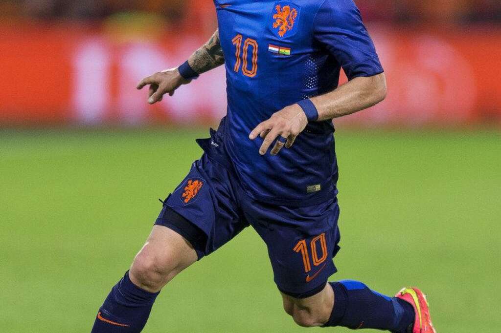 Wesley Sneijder (Pays-Bas) - Son club: Galatasaray (Turquie) Poste: milieu