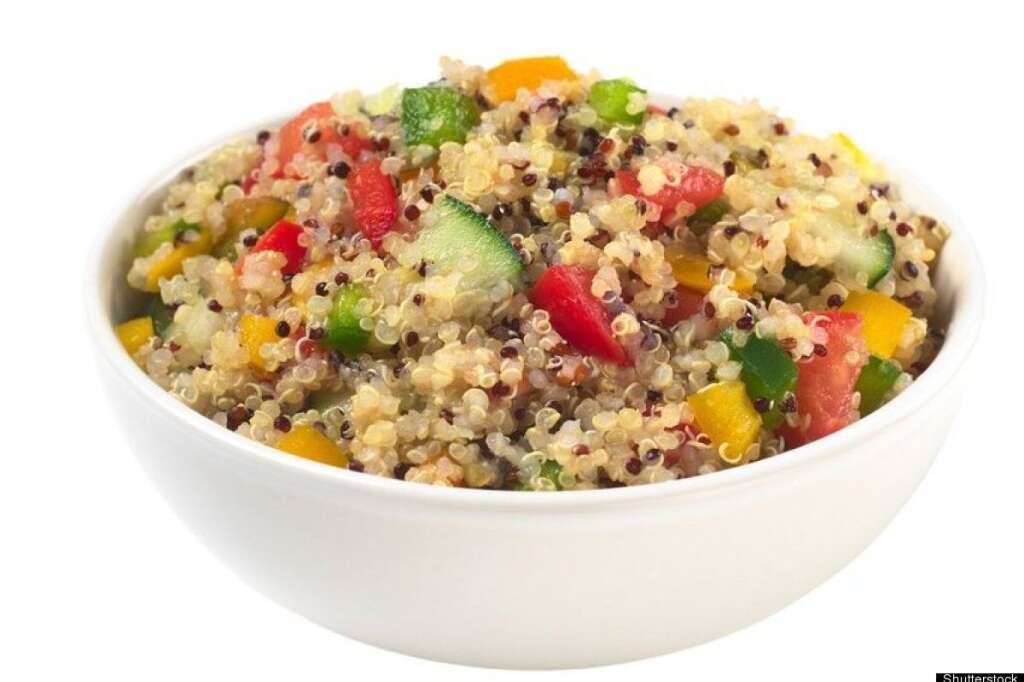 Le quinoa - Toujours sur une note santé, nous consommons 1,55 fois plus de quinoa que les autres.