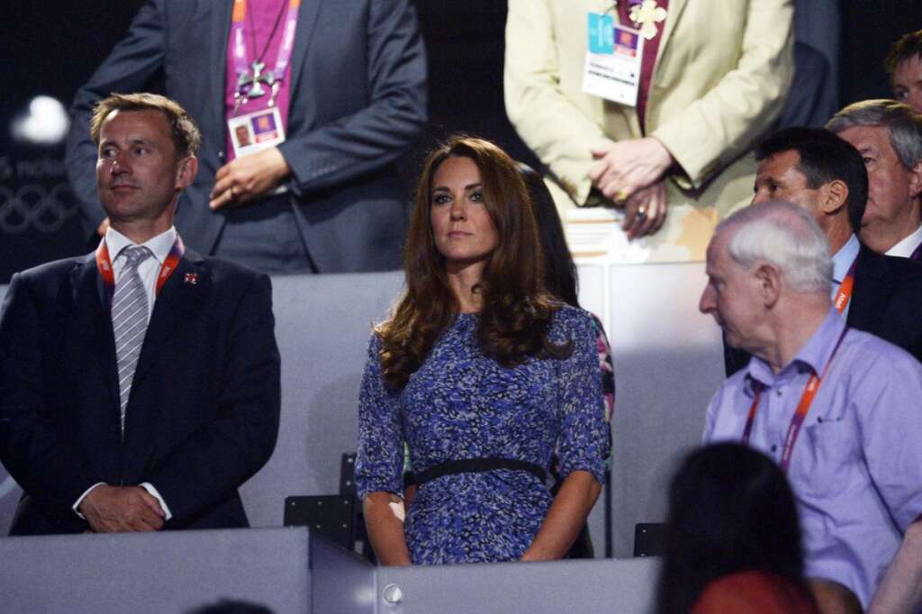 Cérémonie de clôture des Jeux olympiques de Londres 2012 - Kate Middleton (AFP)