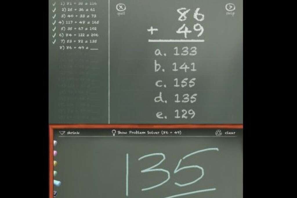 Mathématiques: MathBoard - Un tableau noir, une craie, MathBoard est l'application la plus chic pour s'exercer en mathématiques. Seul bémol, son prix: 3,99€.  Disponible pour iOS et Android.