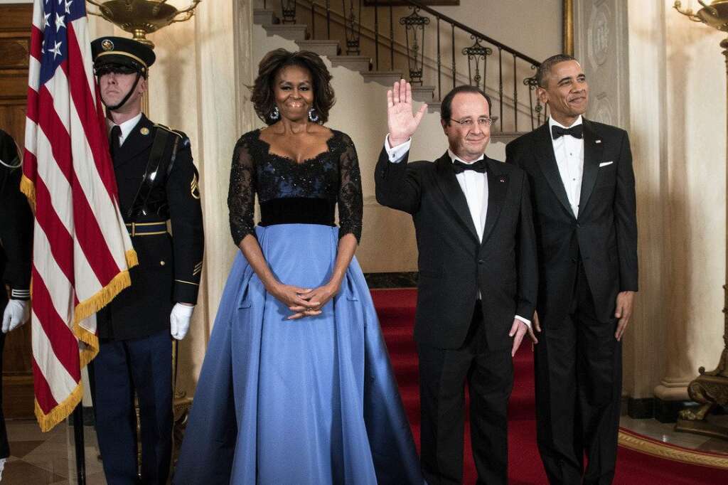10-12 février 2014: trois jours aux Etats-Unis - François Hollande est reçu par Barack Obama en visite d'Etat, la première d'un président français depuis 18 ans. Au cours de ses tros jours sur le sol américain, le président de la République s'offre aussi une escapade dans la Silicon Valley.