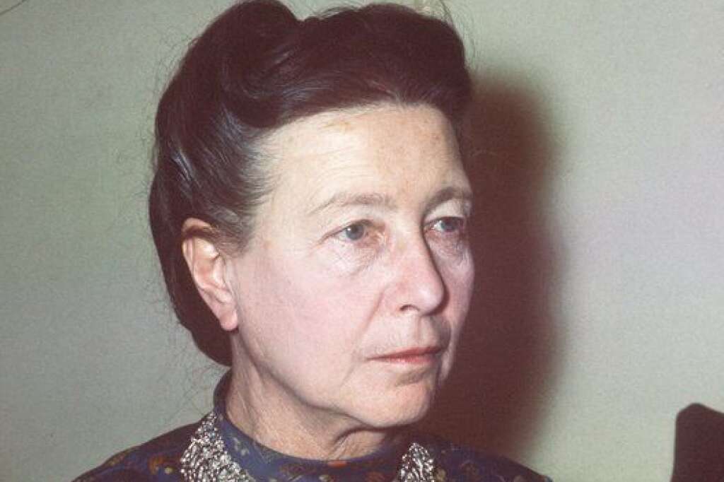 Simone de Beauvoir - Récompensée pour "Les Mandarins" en 1954.