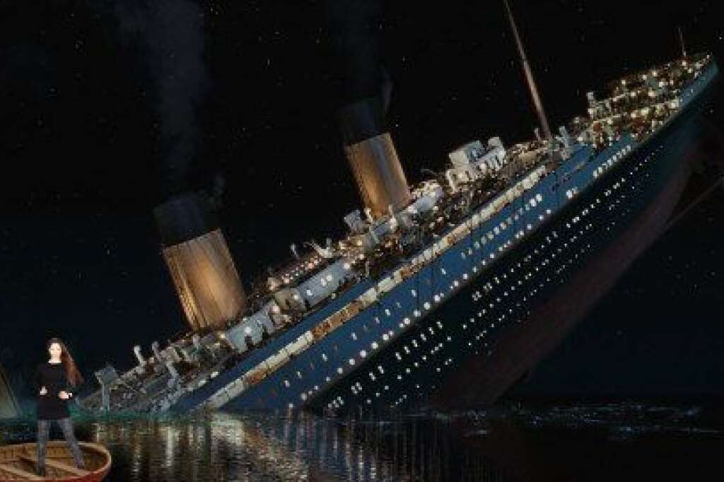 Lors du naufrage du Titanic en 1912 -