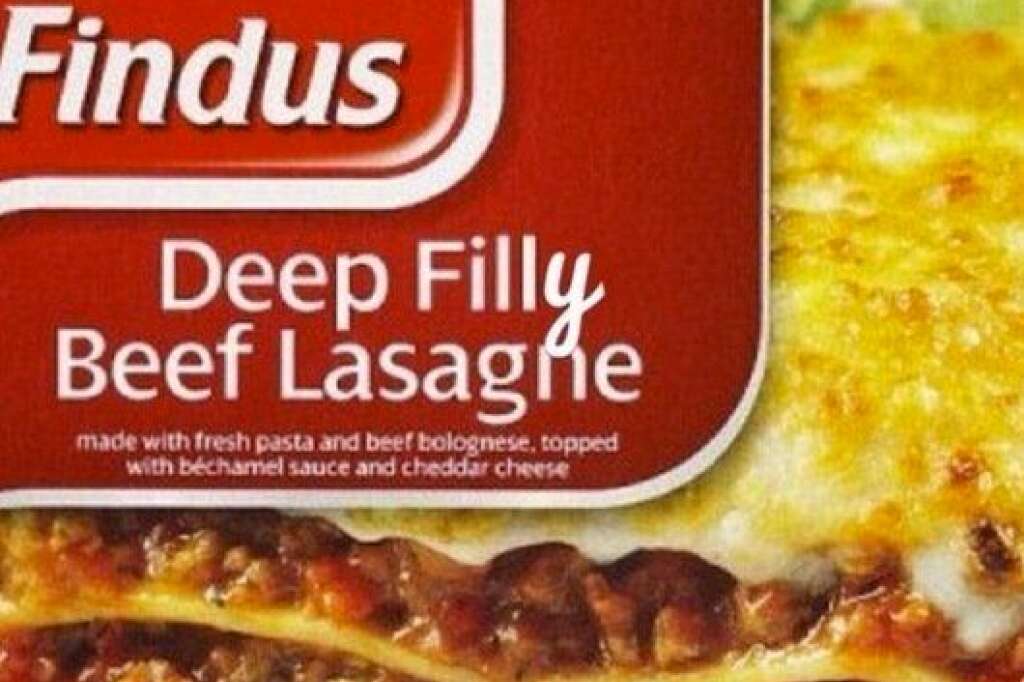 Findus Virals - "Lasagne au bœuf remplie de pouliche"