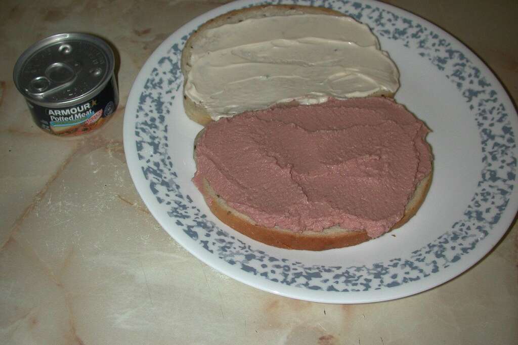 Potted Meat (!?!?!) Sandwich -