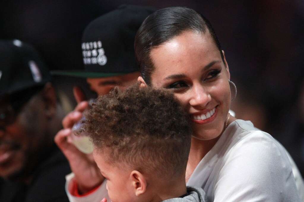 Alicia Keys - Le fils de la chanteuse Alicia Keys s'appelle Egypt Daoude.