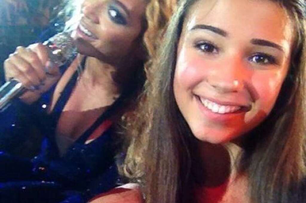 Le selfie avec un photobomb de Beyoncé en plein concert -