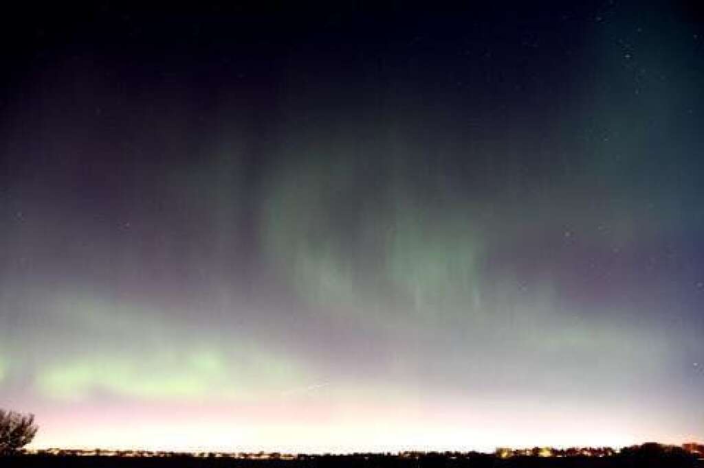Les aurores boréales dans le reste de l'Alberta - Calgary